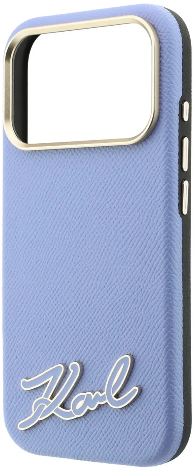 Karl Lagerfeld Hoesje iPhone 18 Pro Lichtblauw - MagSafe - afbeelding 6 van 6