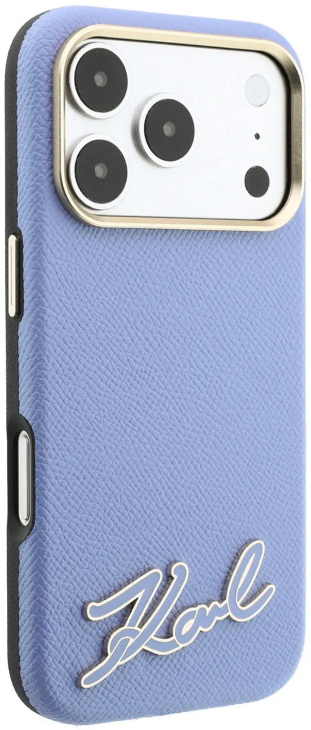 Karl Lagerfeld Hoesje iPhone 18 Pro Lichtblauw - MagSafe - afbeelding 4 van 6