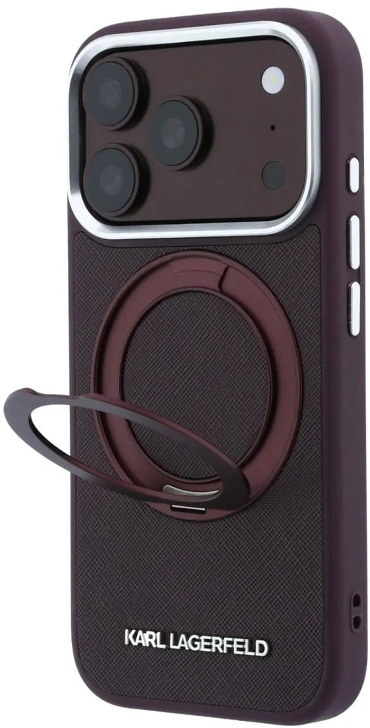 Karl Lagerfeld iPhone 17/18 Pro Max MagSafe Hoesje - Rood - afbeelding 6 van 6