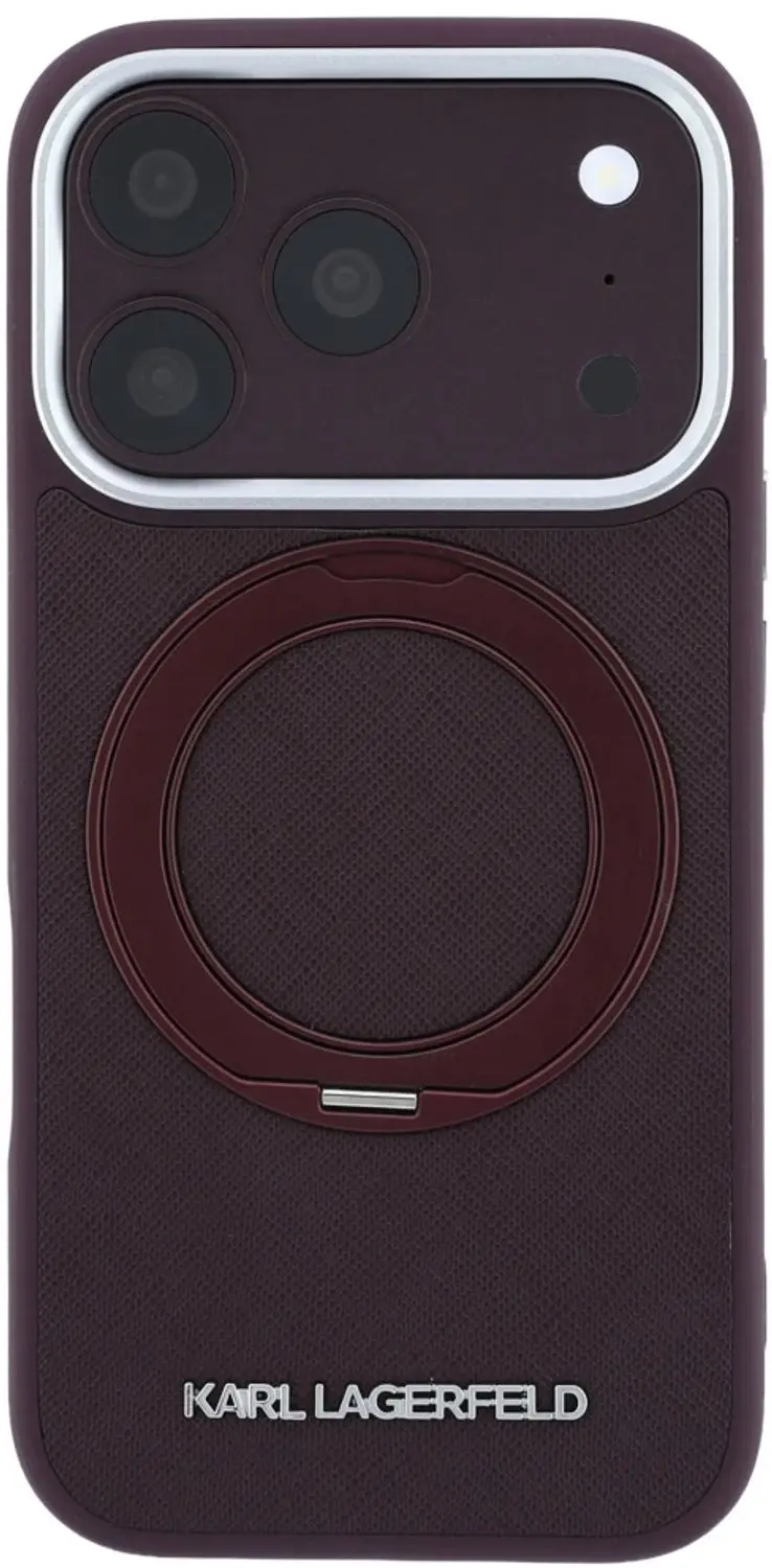 Karl Lagerfeld iPhone 17/18 Pro Max MagSafe Hoesje - Rood - afbeelding 3 van 6