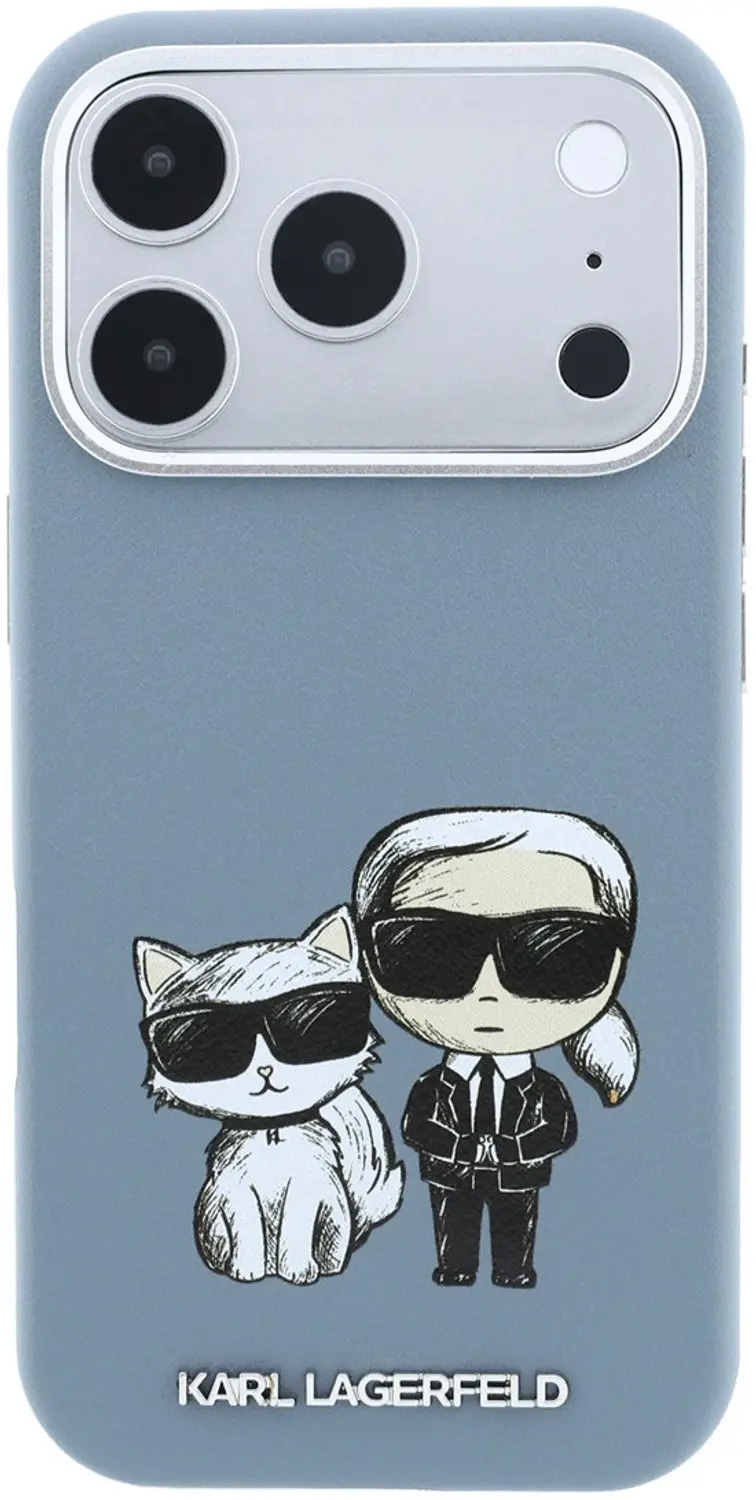Karl Lagerfeld iPhone 18 Pro MagSafe Hoesje - Lichtblauw - afbeelding 3 van 6