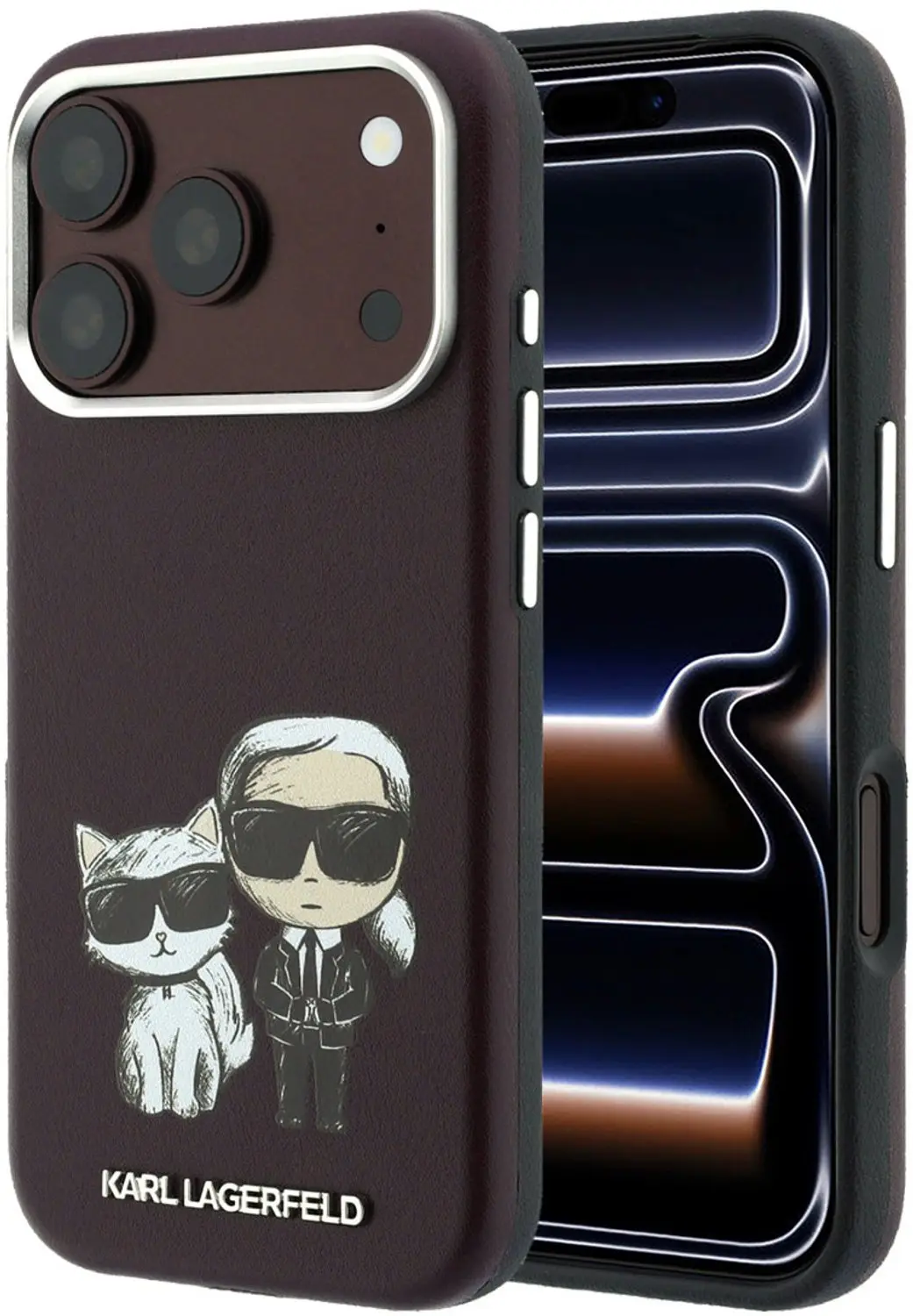 Karl Lagerfeld Case Smooth MagSafe iPhone 18/17 Pro Max