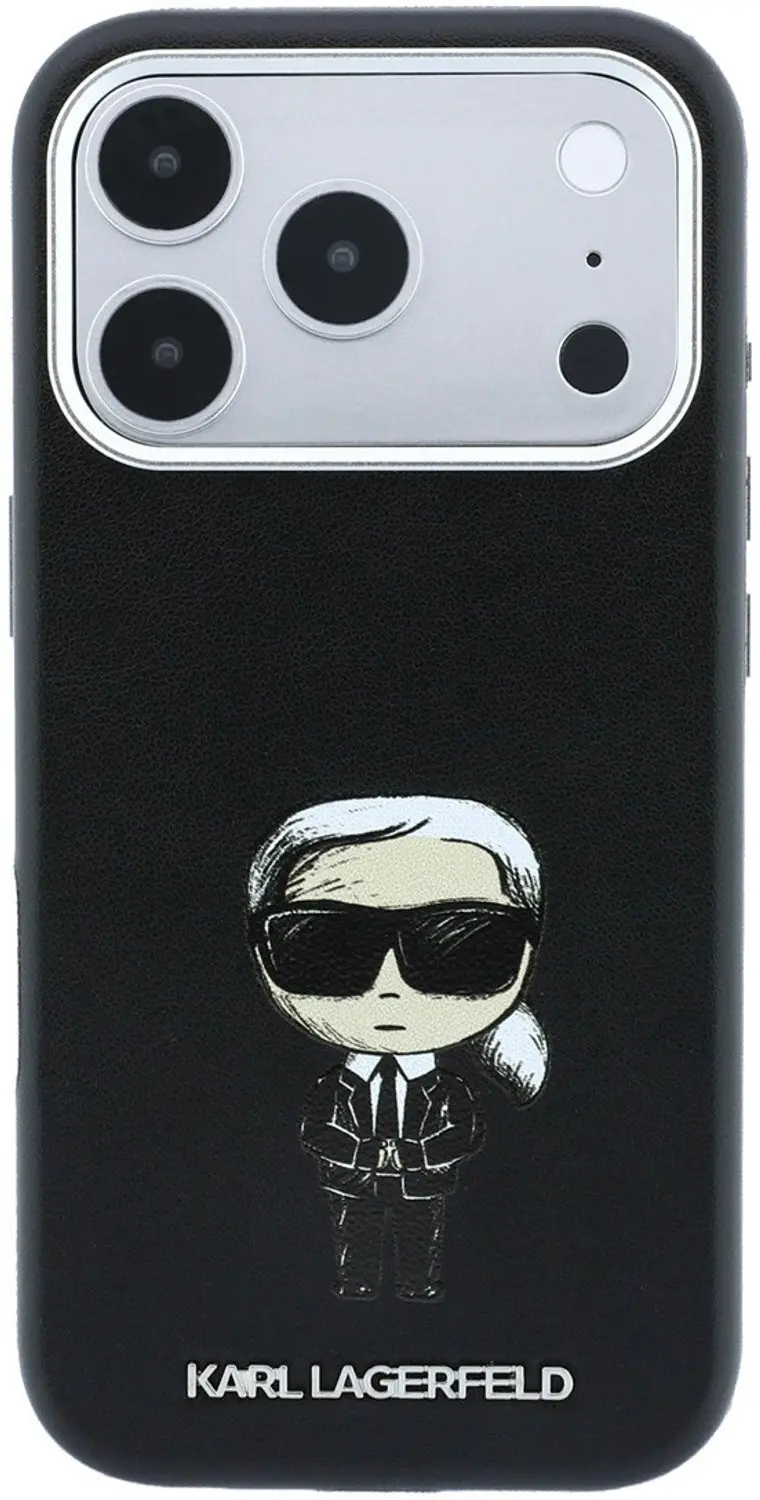 Karl Lagerfeld Ikonik Sketch MagSafe Hoesje - iPhone 18 Pro Max - Zwart - afbeelding 3 van 6