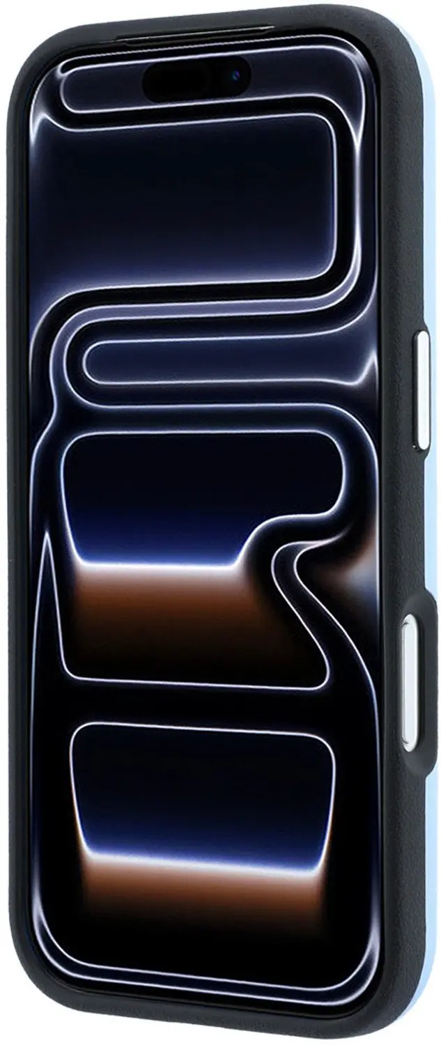 Karl Lagerfeld Ikonik Sketch Hoesje iPhone 18 Pro - Lichtblauw - afbeelding 5 van 6
