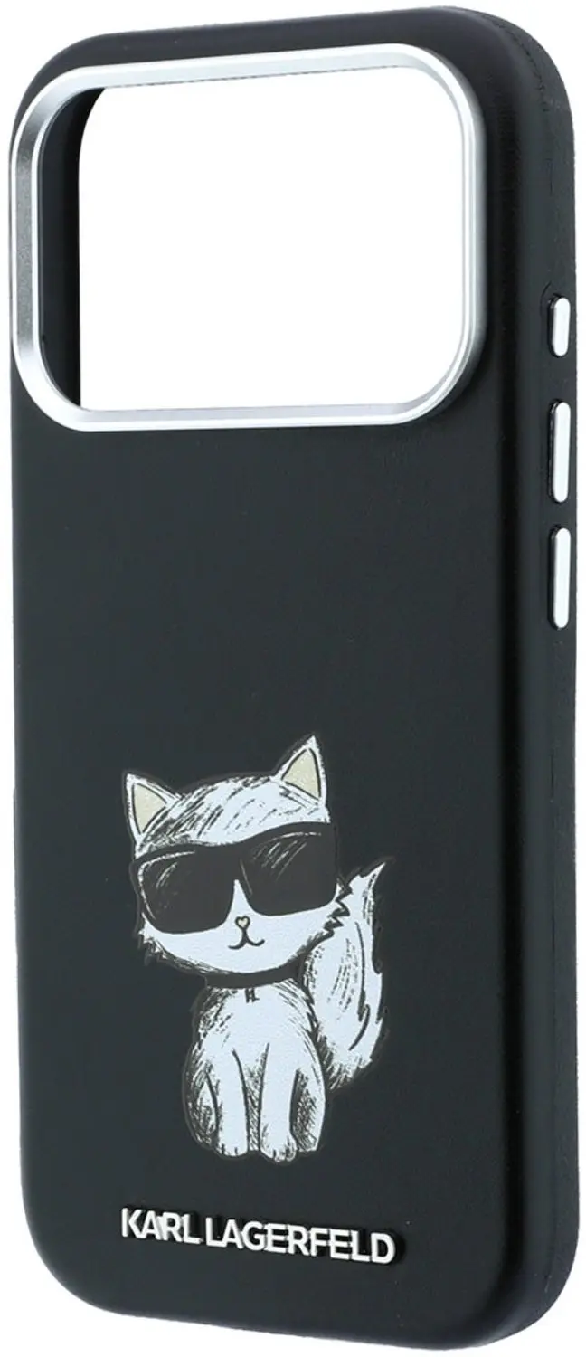 Karl Lagerfeld Smooth Choupette MagSafe iPhone 18/17 Pro Max - Zwart - afbeelding 6 van 6