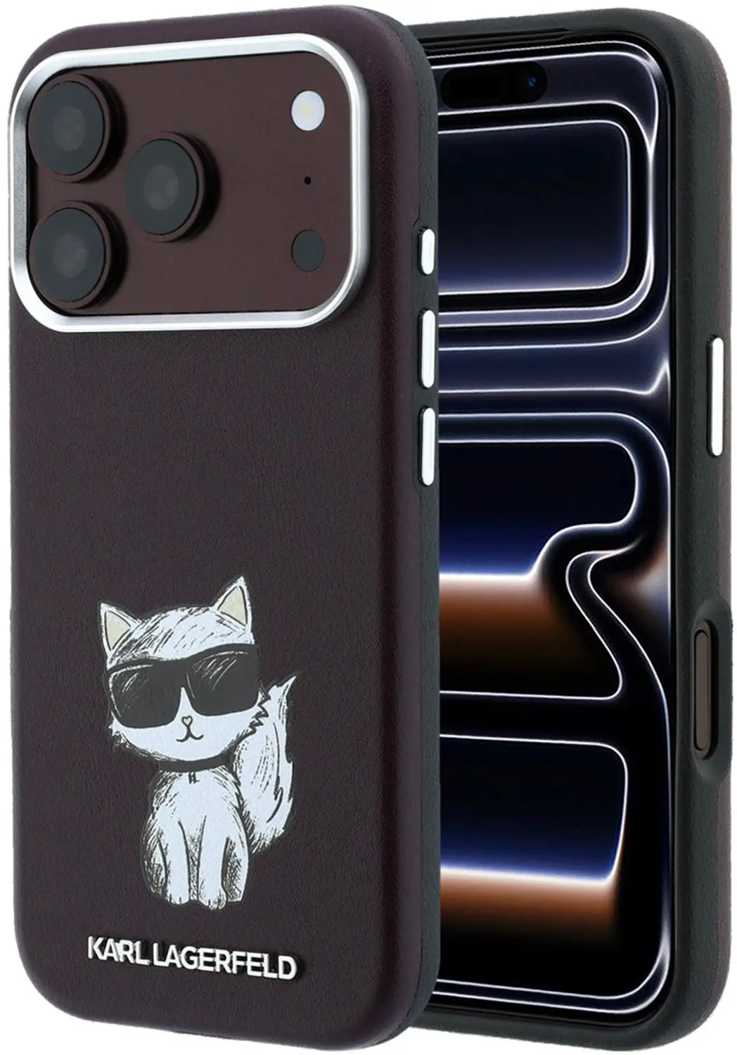 Karl Lagerfeld Choupette Sketch iPhone 18 Pro Hoesje