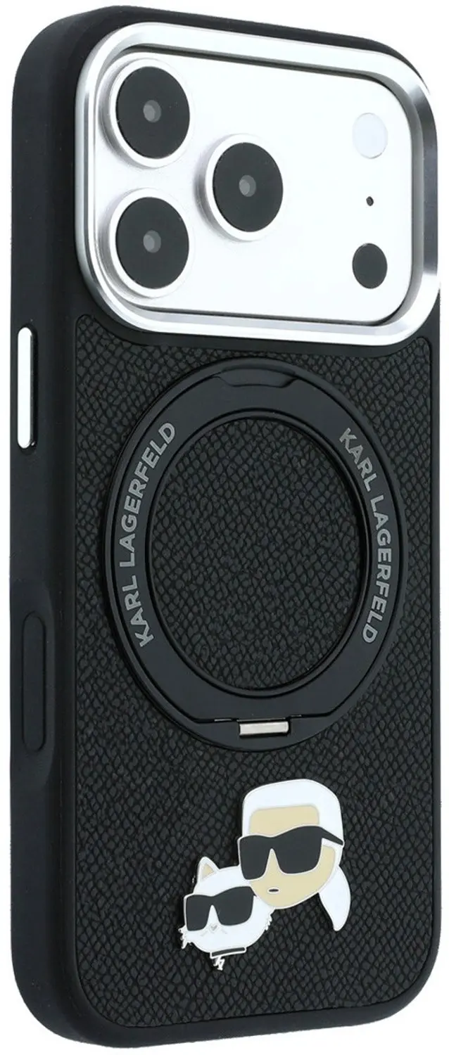 Karl Lagerfeld Hoesje iPhone 18 Pro MagSafe - Zwart - afbeelding 4 van 6