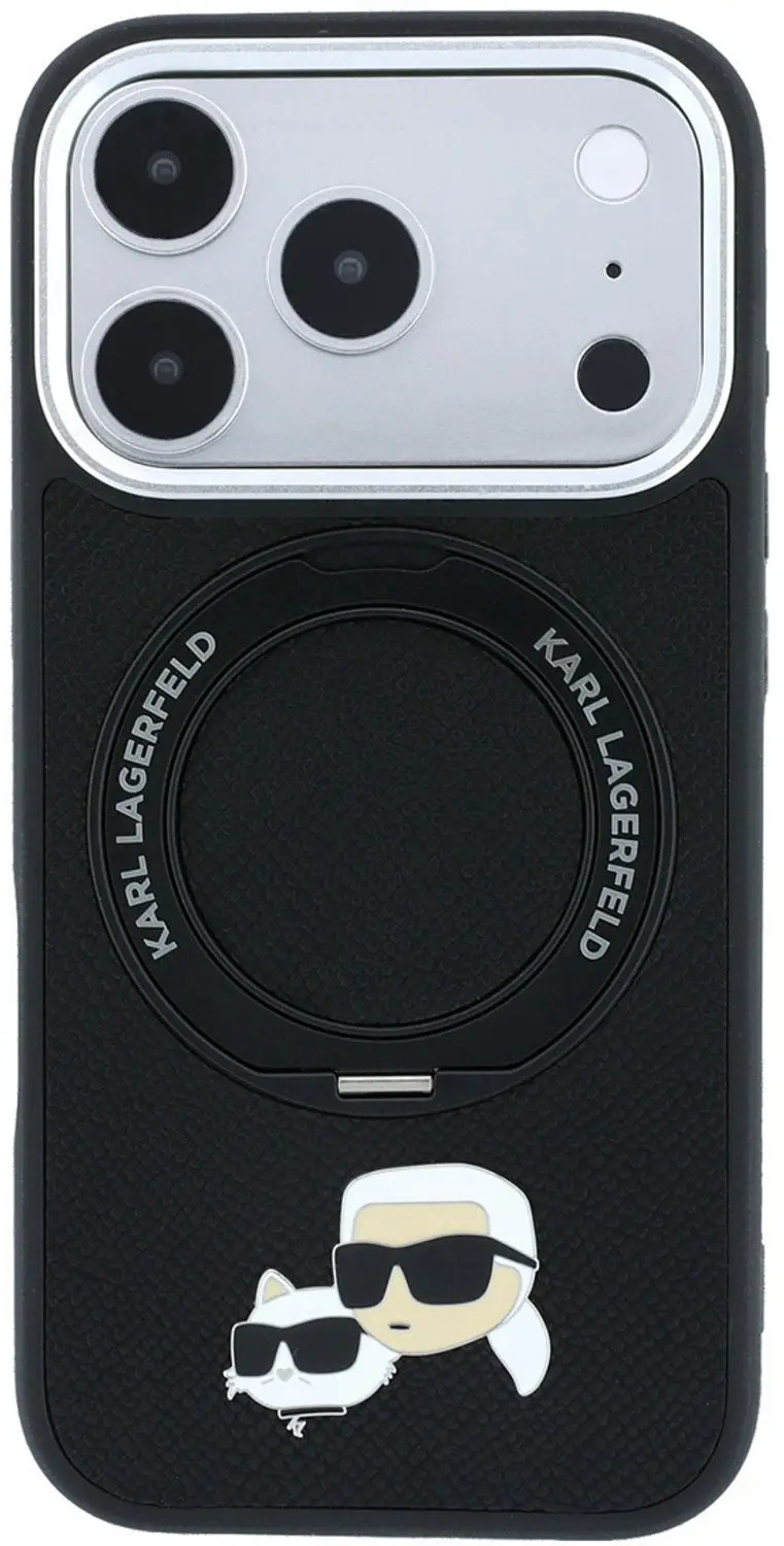Karl Lagerfeld Hoesje iPhone 18 Pro MagSafe - Zwart - afbeelding 3 van 6