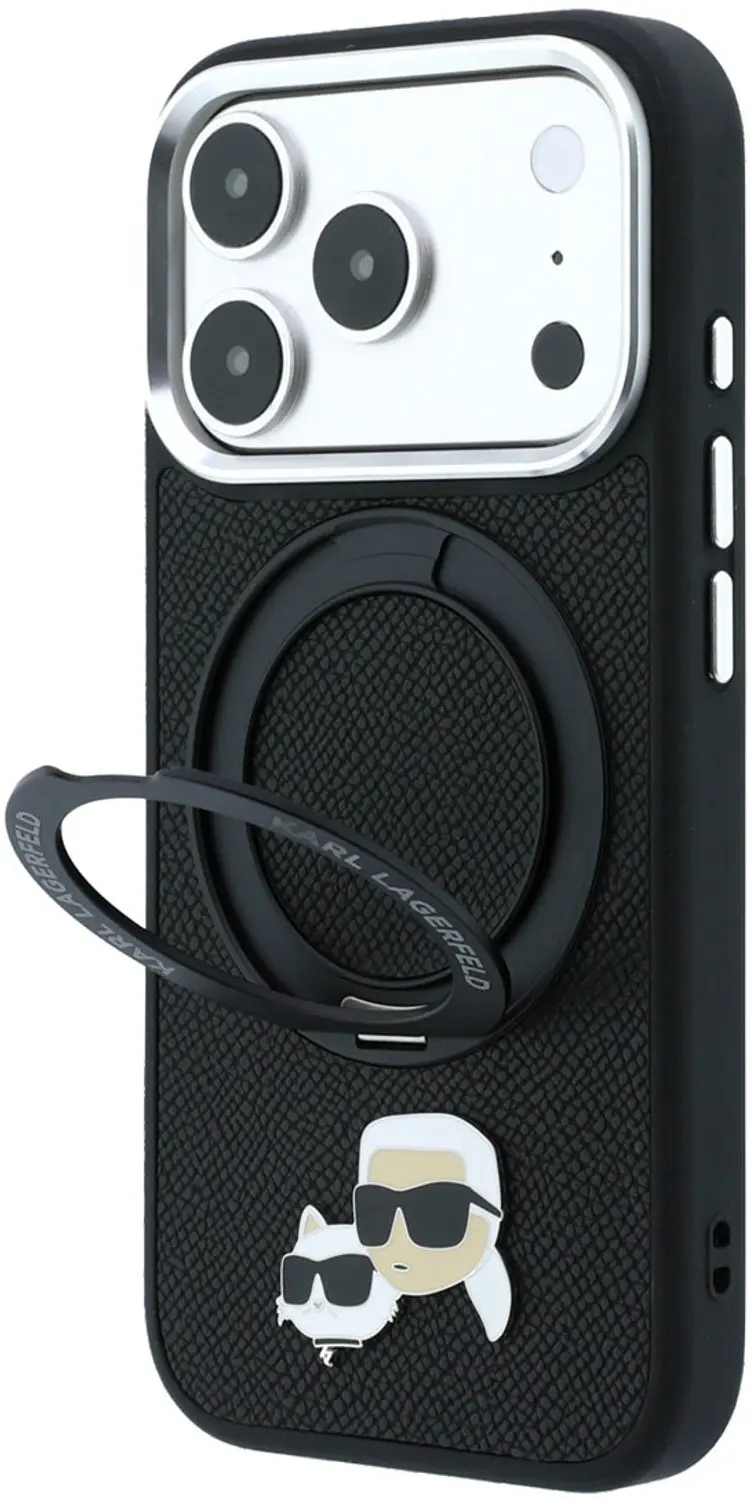 Karl Lagerfeld Hoesje iPhone 18 Pro MagSafe - Zwart - afbeelding 2 van 6