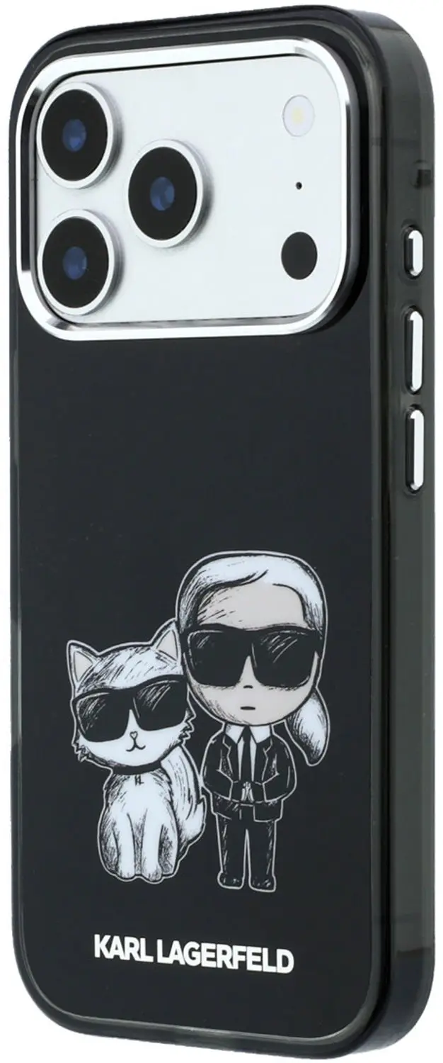 Karl Lagerfeld IML KC Bodies Sketch Print MagSafe-hoes - iPhone 18/17 Pro Max - Zwart - afbeelding 2 van 6