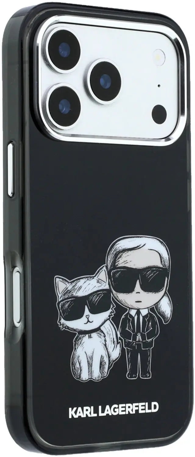 Karl Lagerfeld IML KC Bodies Sketch Print MagSafe-hoes - iPhone 18/17 Pro Max - Zwart - afbeelding 4 van 6