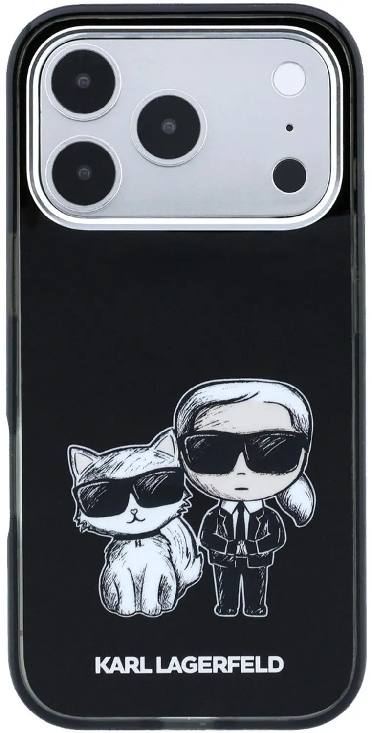 Karl Lagerfeld IML KC Bodies Sketch Print MagSafe-hoes - iPhone 18/17 Pro Max - Zwart - afbeelding 3 van 6