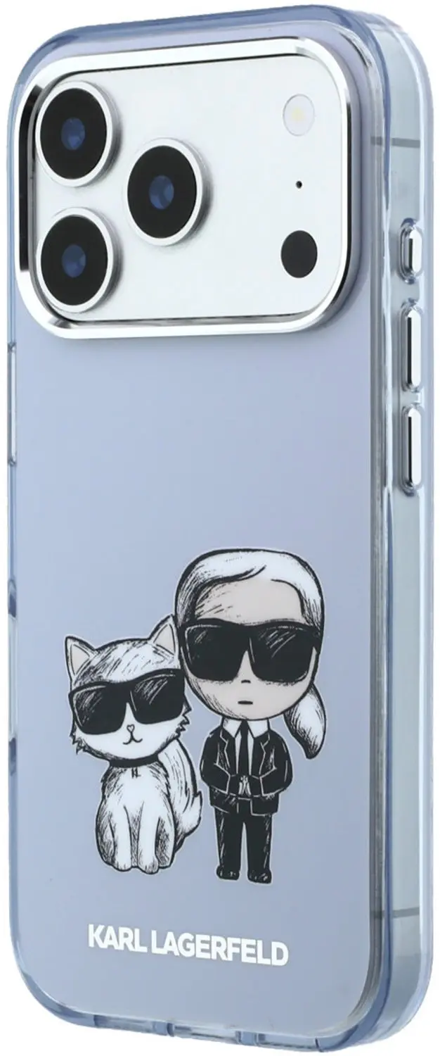 Karl Lagerfeld IML KC Bodies Sketch Print MagSafe-hoesje - Lichtblauw - afbeelding 2 van 6