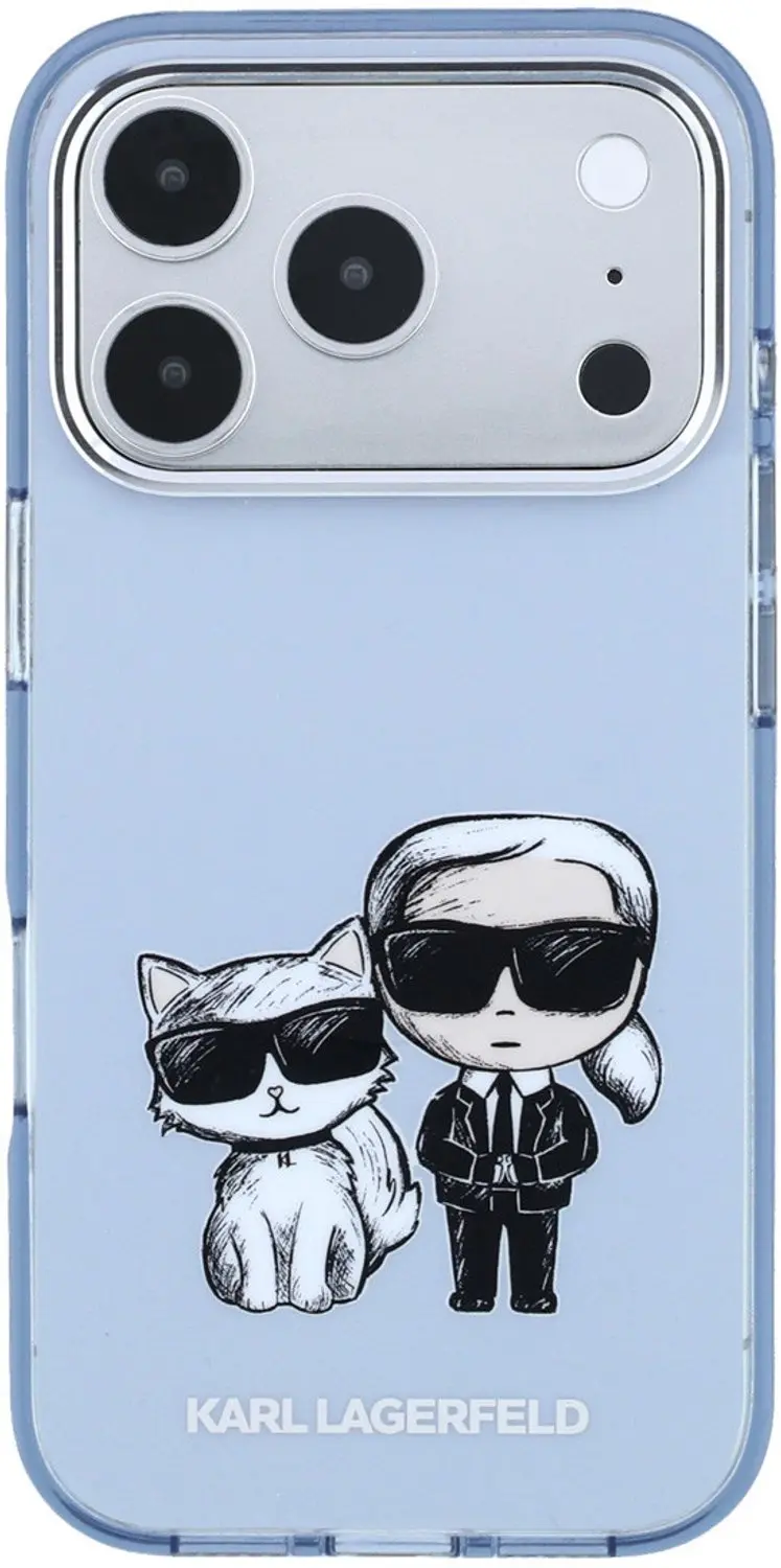 Karl Lagerfeld IML KC Bodies Sketch Print MagSafe-hoesje - Lichtblauw - afbeelding 3 van 6