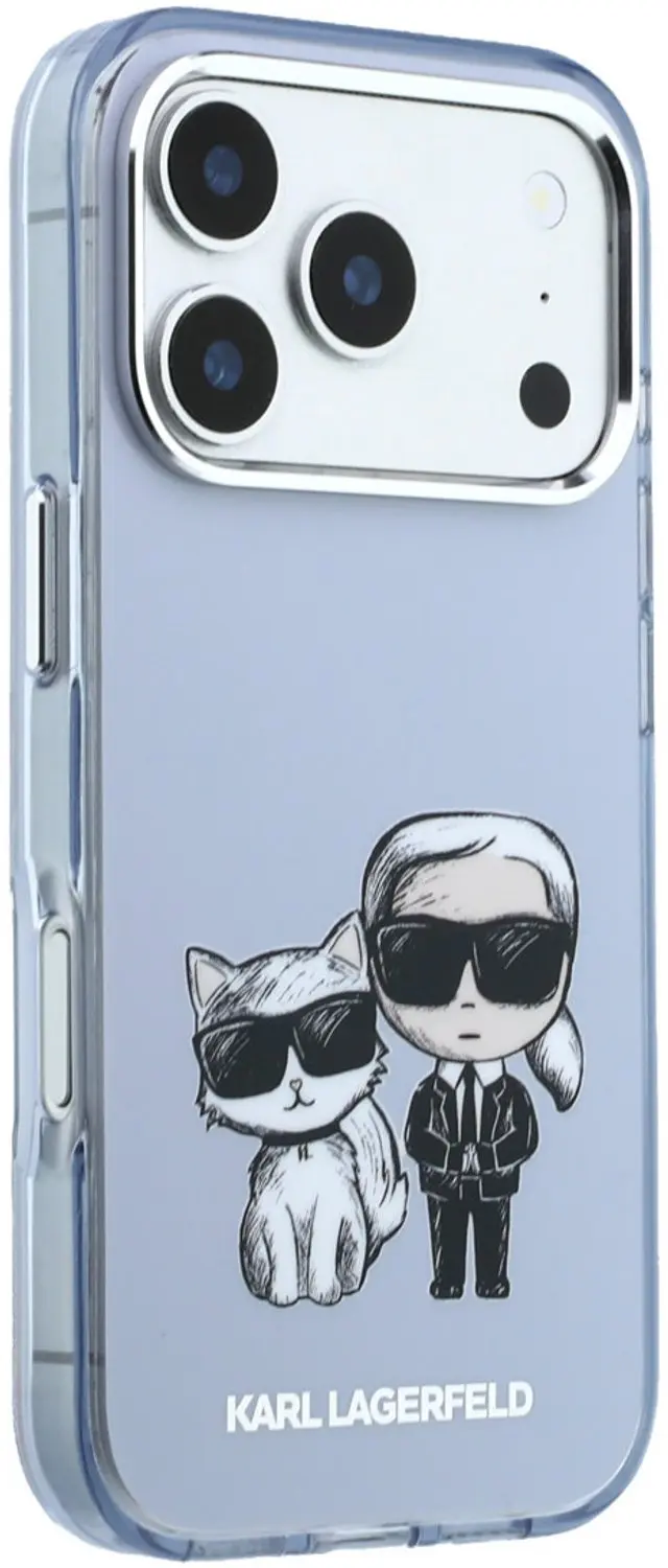Karl Lagerfeld IML KC Bodies Sketch Print MagSafe-hoesje - Lichtblauw - afbeelding 4 van 6