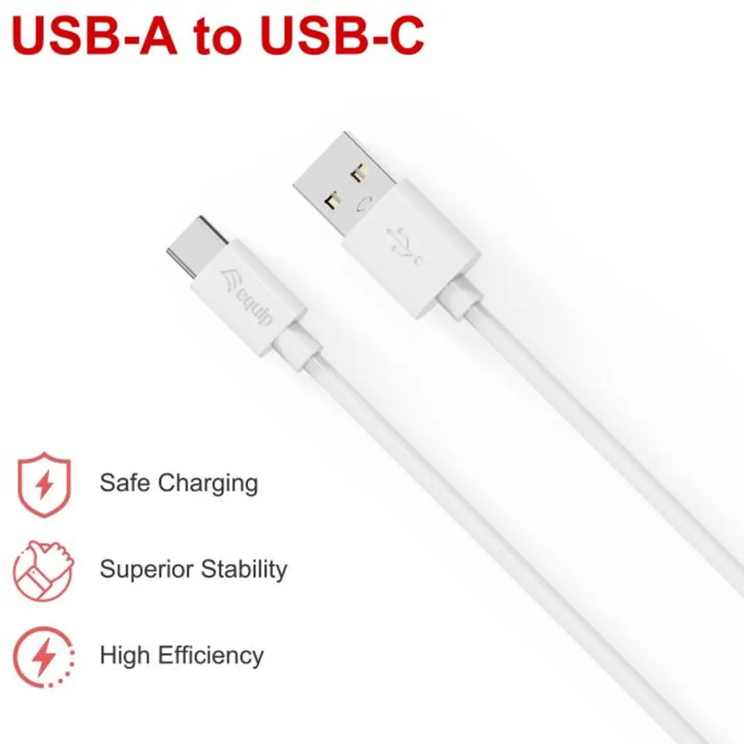 Equip 128846 USB-kabel A naar C 0,5m Wit - afbeelding 6 van 6