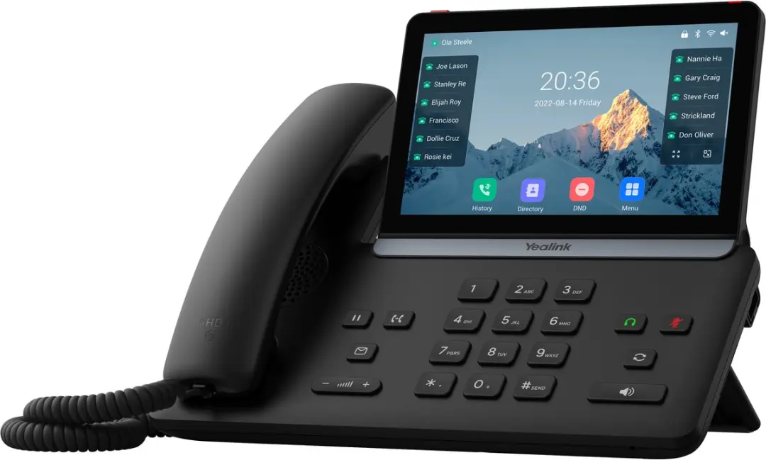 Yealink SIP-T87W IP Telefoon - 7" Kleuren - Wi-Fi/PoE - afbeelding 2 van 3