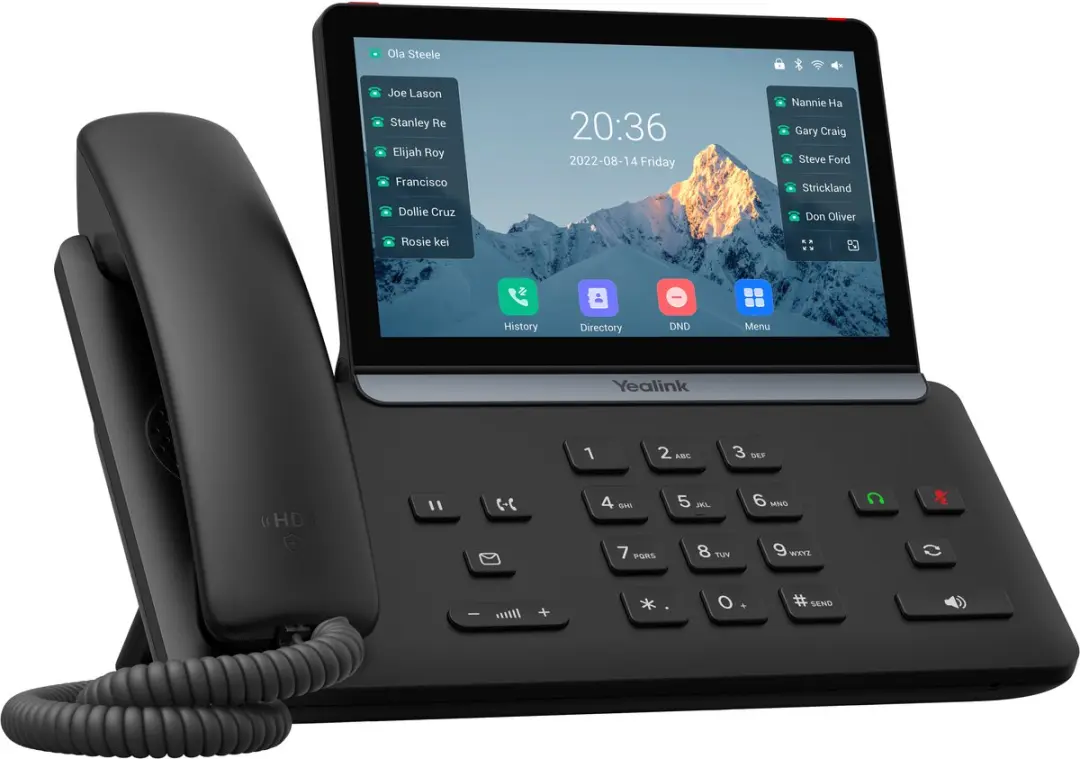 Yealink SIP-T87W IP Telefoon - 7" Kleuren - Wi-Fi/PoE - afbeelding 3 van 3