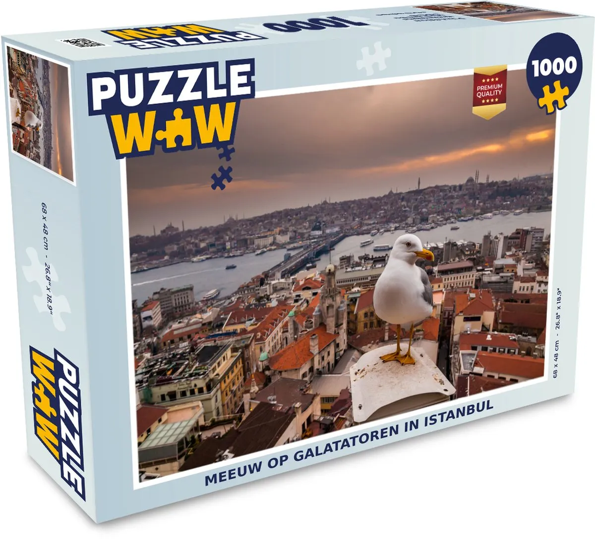PuzzleWow Istanbul Architectuur Legpuzzel 1000 Stuks