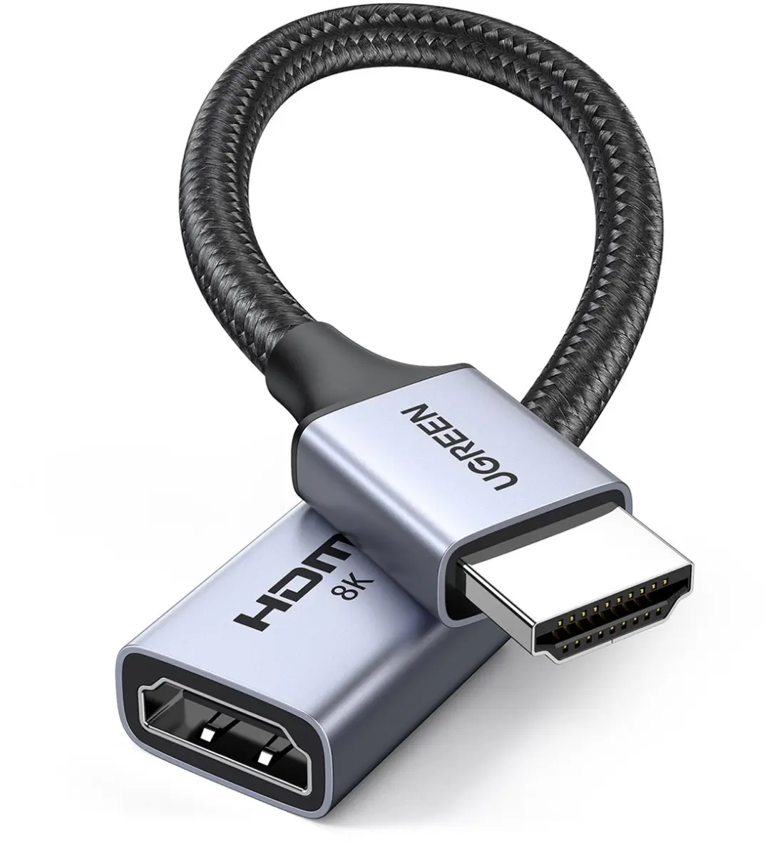 Ugreen HD165 HDMI-Verlengkabel 8K 60Hz 15cm