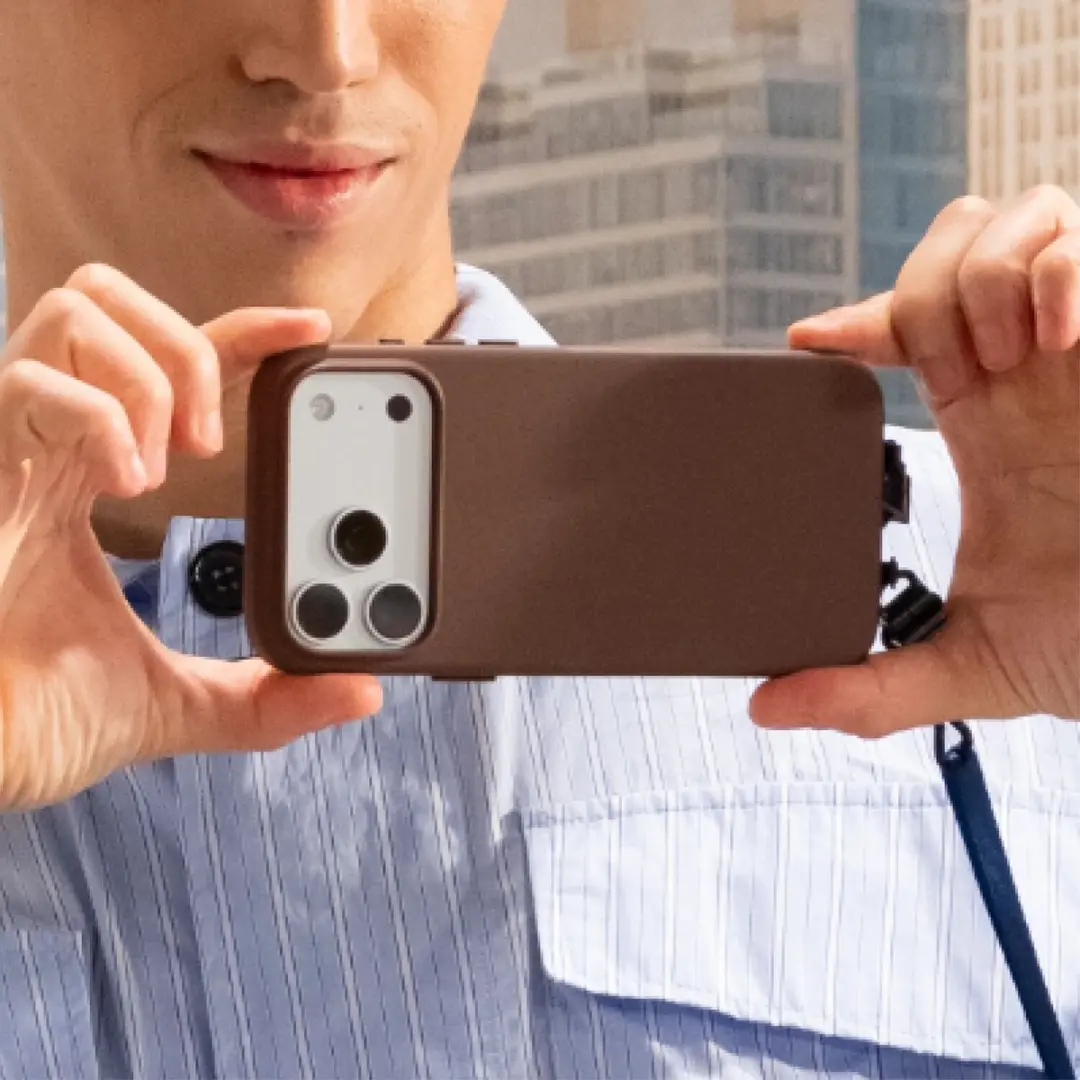 MOFT MOVAS Snap iPhone 18 Pro Max Hoesje - Bruin - afbeelding 5 van 6