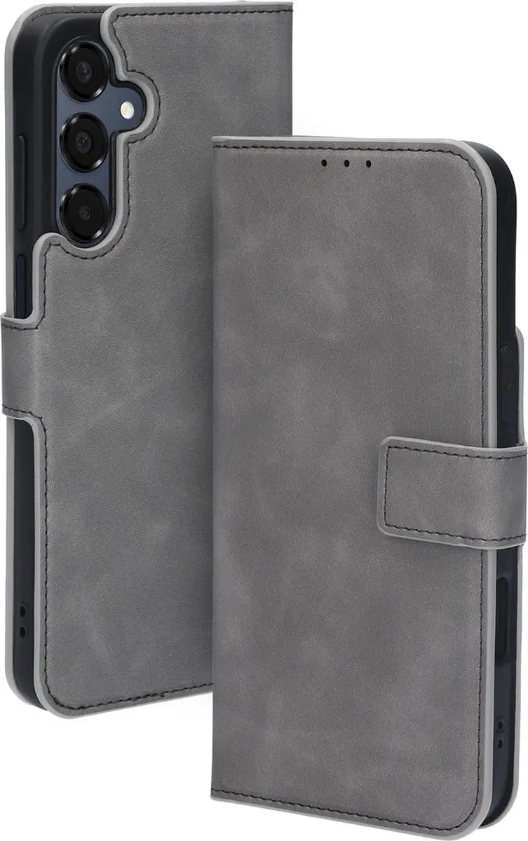 Mobiparts Classic Wallethoesje Samsung Galaxy A16 - Grijs