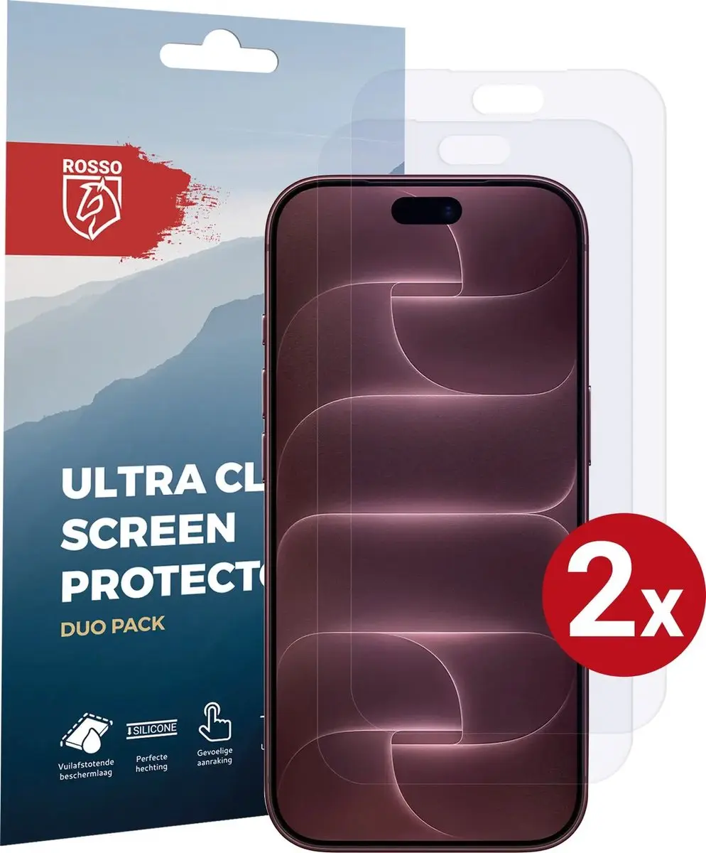 Rosso iPhone 18 Pro Max Screen Protector - 2 Stuks - afbeelding 3 van 6
