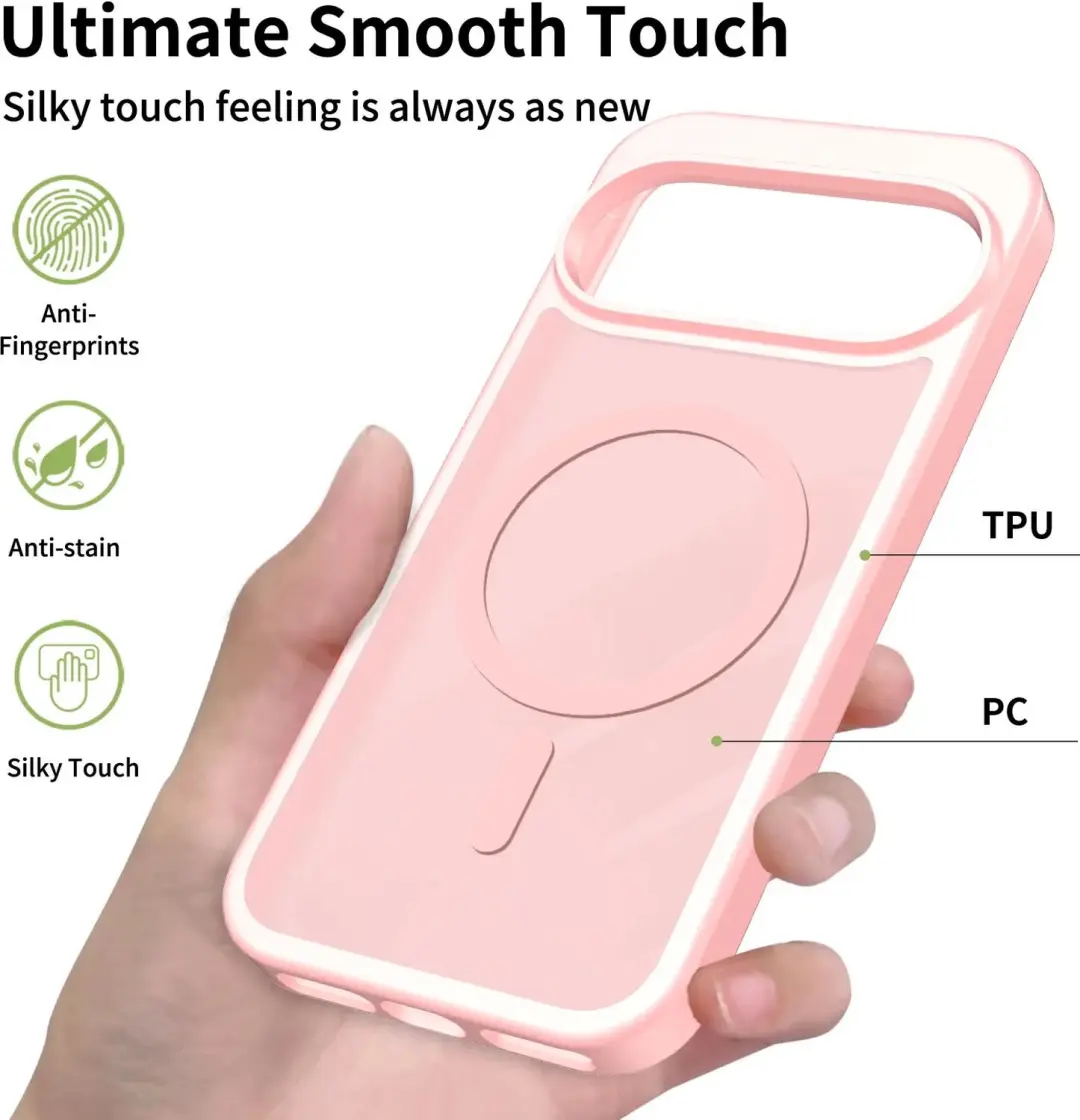 Google Pixel 11 Hybrid Hoesje - Matte Roze - afbeelding 6 van 6