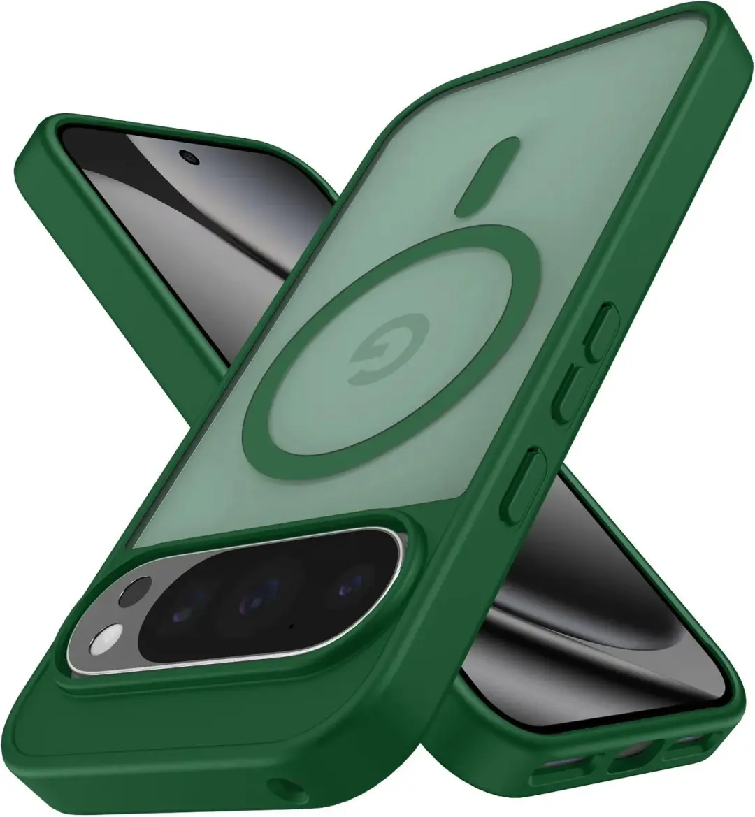 Google Pixel 11 Pro Hybrid Hoesje Groen - MagSafe - afbeelding 4 van 6