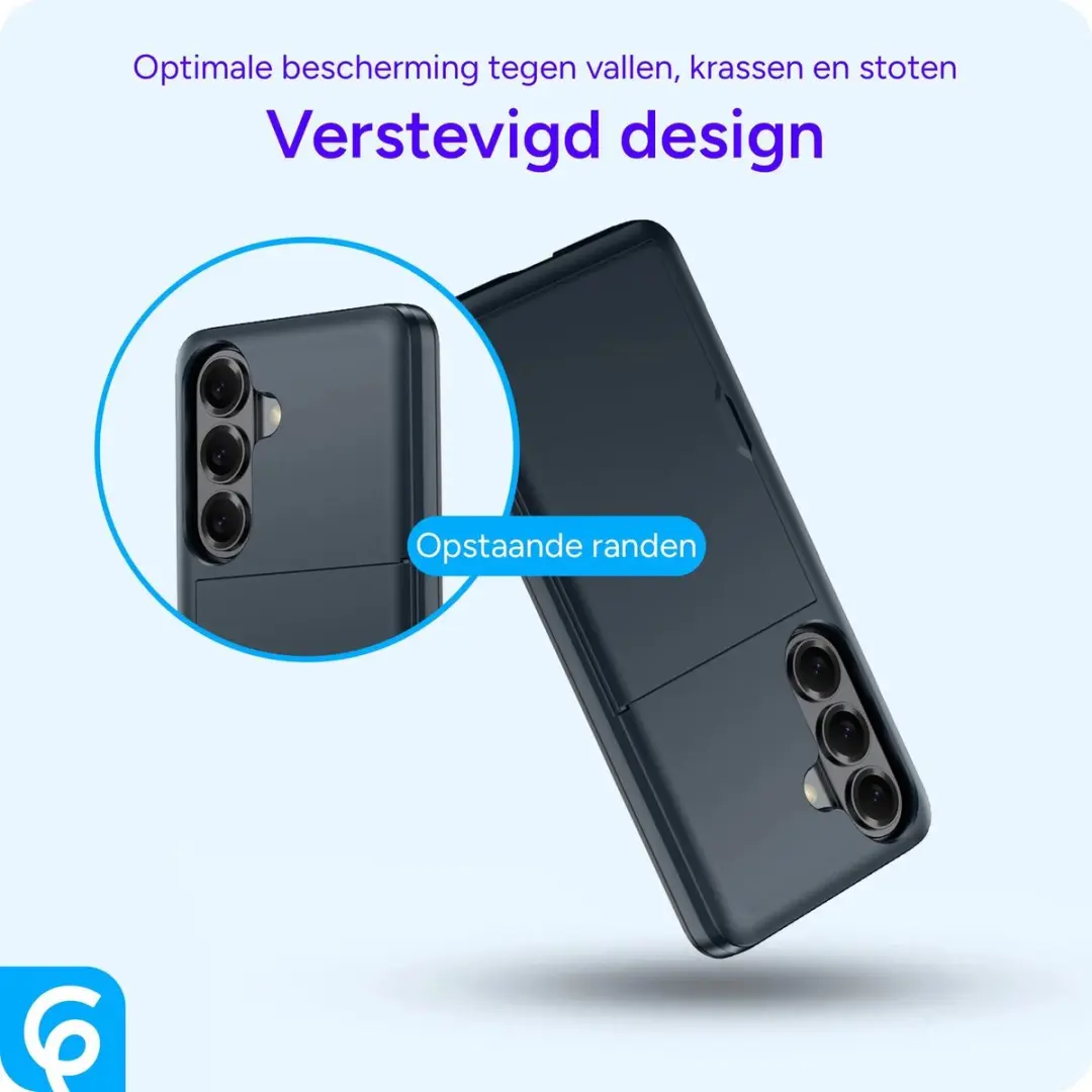 Selected Hoesje met Kaarthouder Blauw - Samsung Galaxy S26 FE - afbeelding 5 van 6