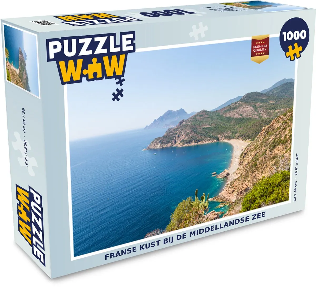 PuzzleWow Legpuzzel Frankrijk