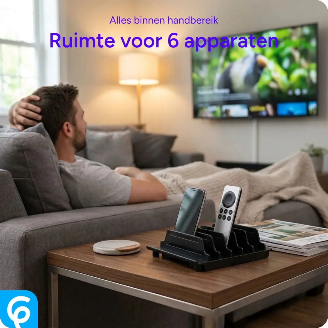 SBG Bureau Organizer 6 Vakken - Zwart - afbeelding 2 van 6