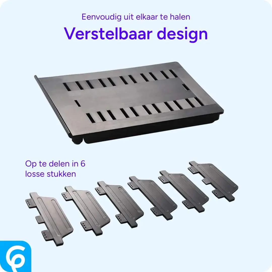 SBG Bureau Organizer 6 Vakken - Zwart - afbeelding 3 van 6
