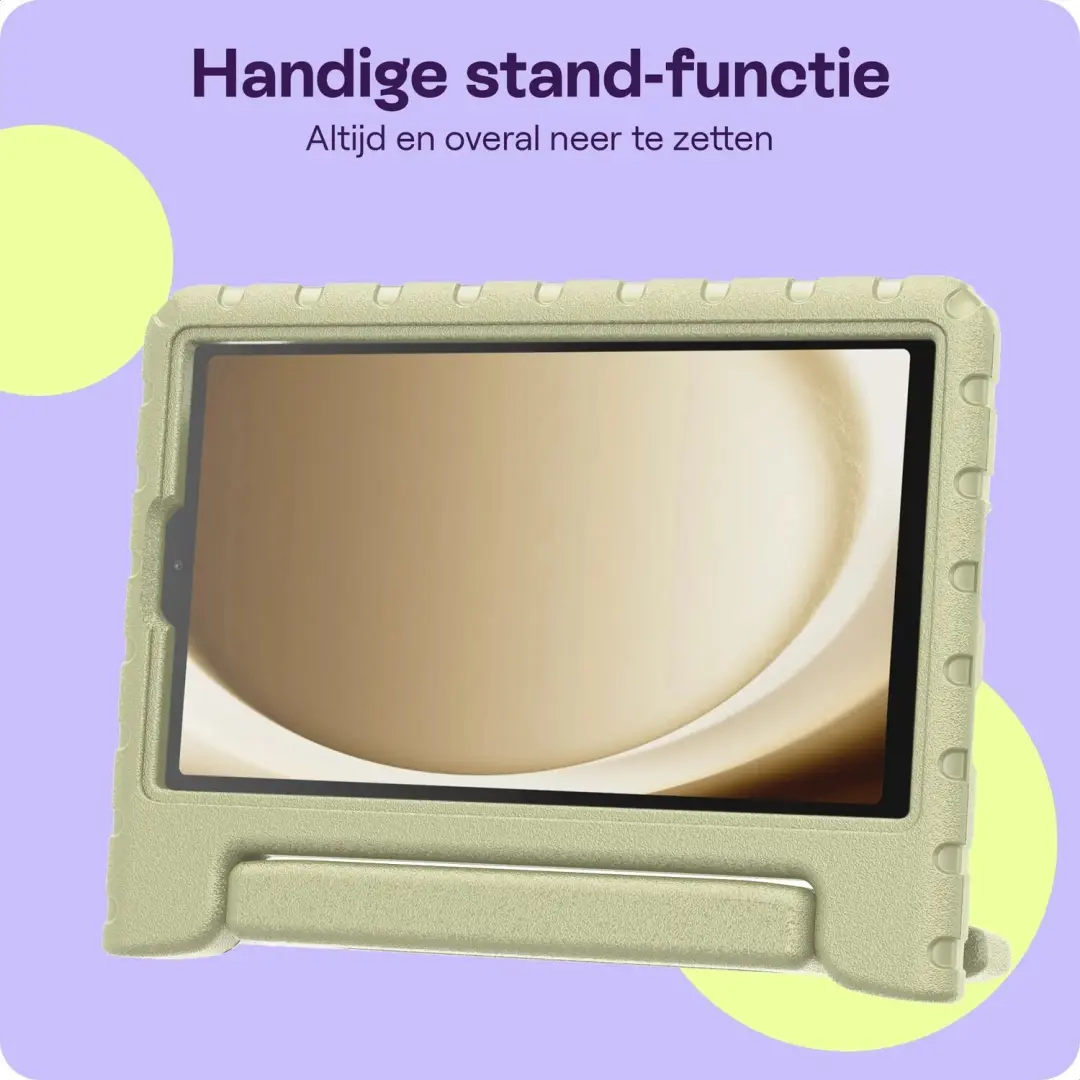 HappyCase Kinder Tablethoes Samsung Tab A11/A9 Plus - Beige - afbeelding 4 van 6