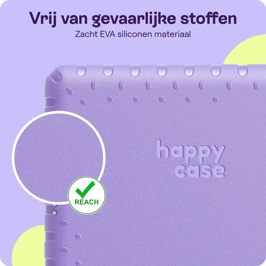 HappyCase Kinder Tablethoes Samsung Tab A11/A9 Plus - Lila - afbeelding 6 van 6
