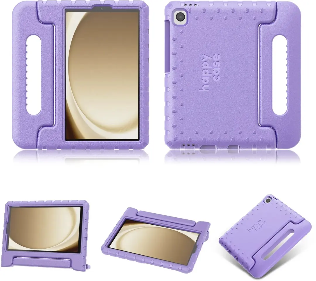HappyCase Kinder Tablethoes Samsung Tab A11/A9 Plus - Lila - afbeelding 4 van 6