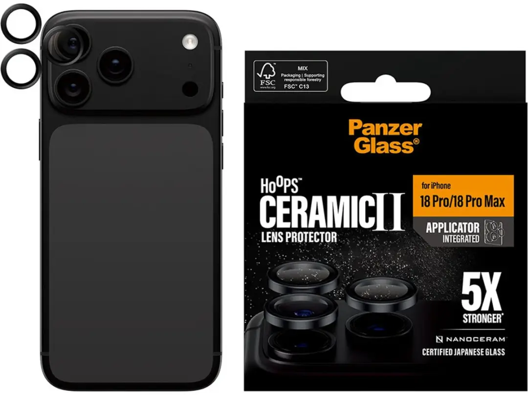 PanzerGlass Screenprotector geschikt voor Apple iPhone 18 Pro Max Glazen