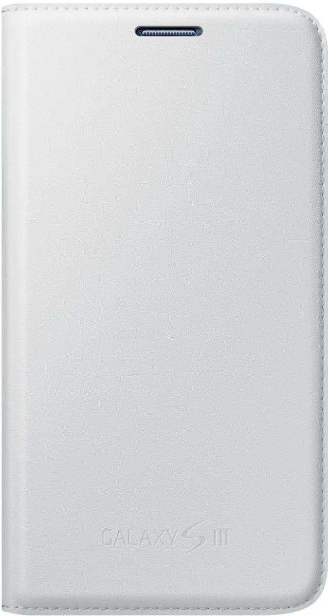 Samsung Galaxy S3 Flip Wallet Hoes - Wit