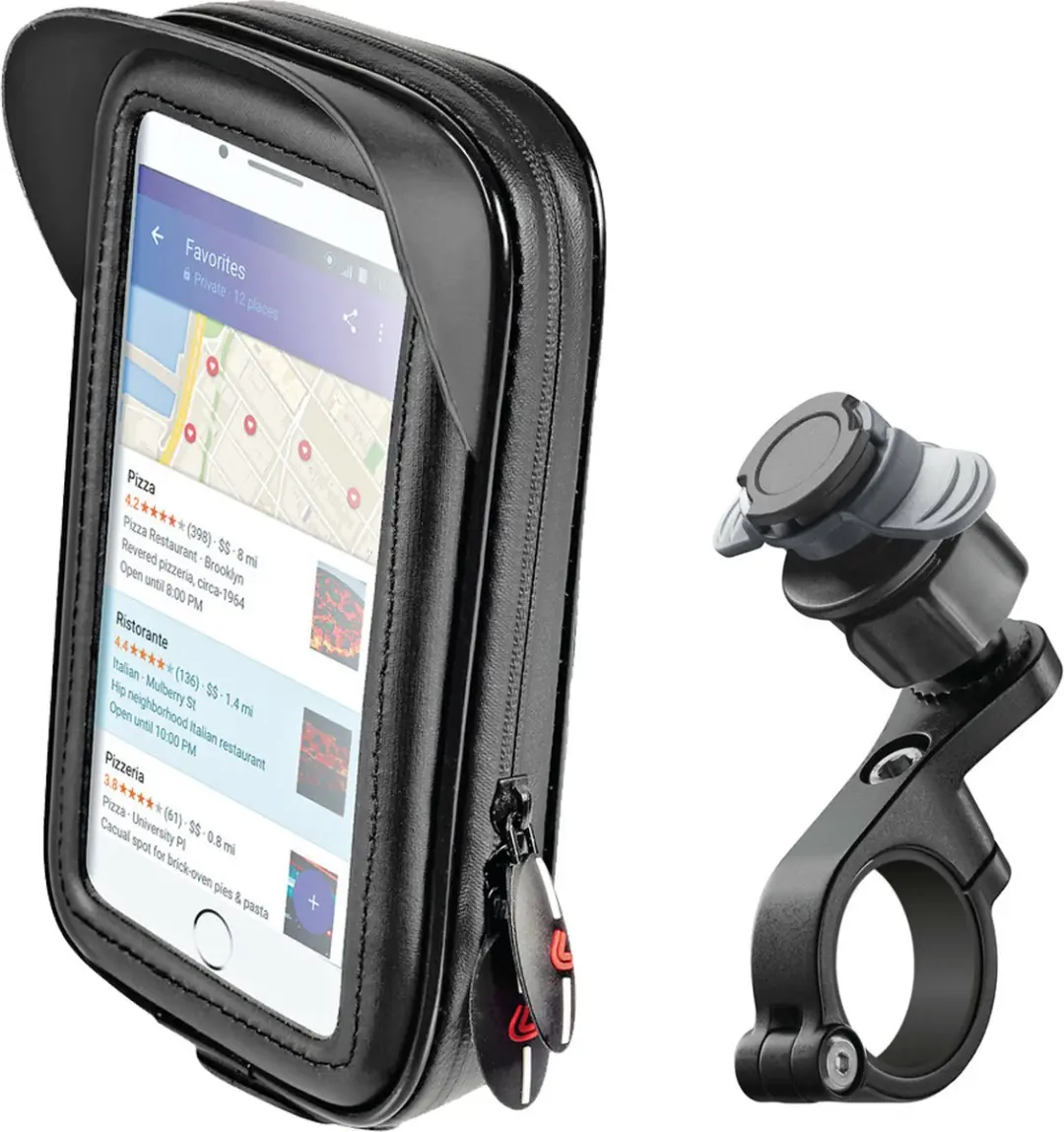 Optiline Waterdichte Telefoonhoes Motor Scooter Stuurbevestiging