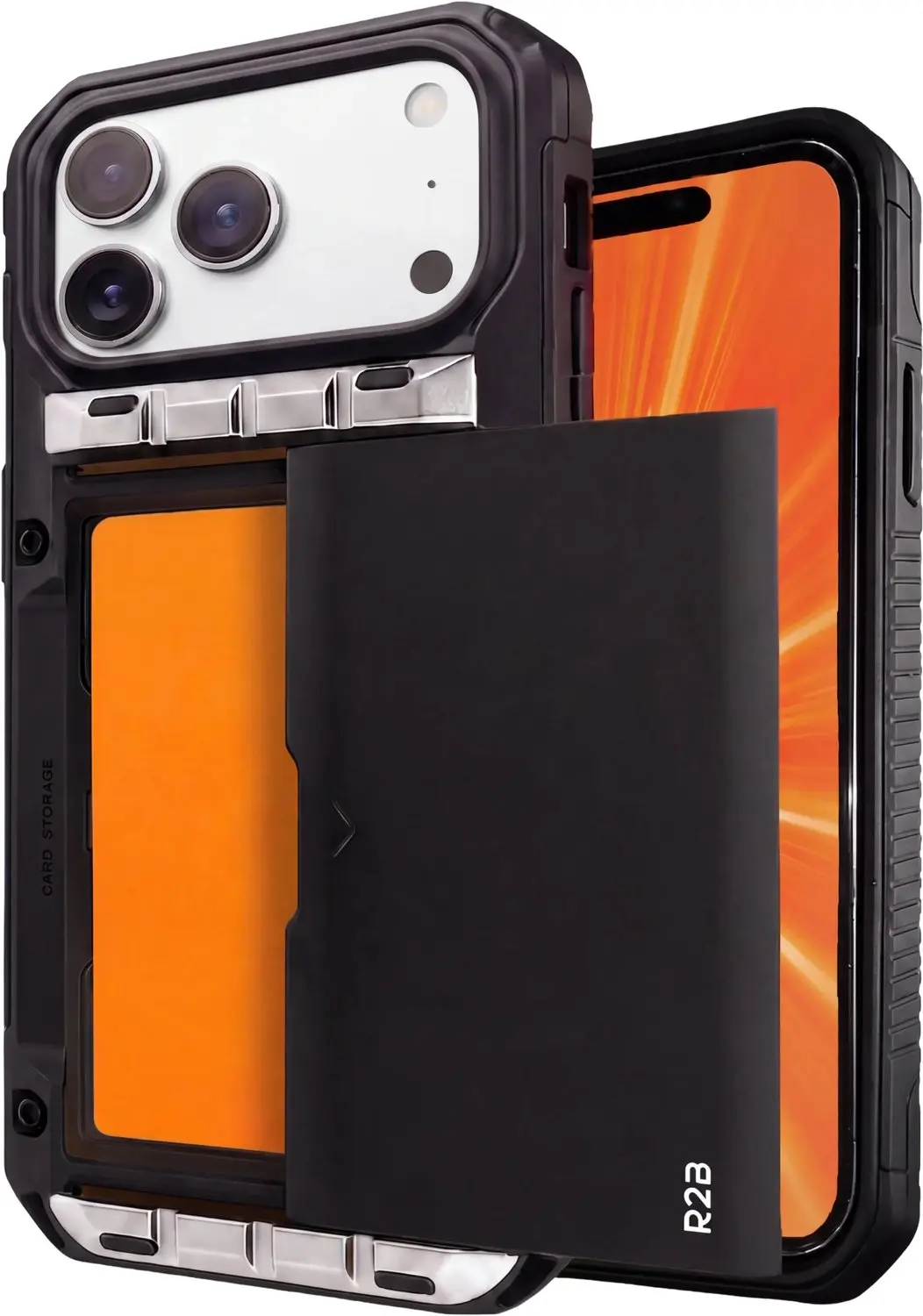 R2B Hoesje met Pasjeshouder geschikt voor iPhone 18 Pro Max