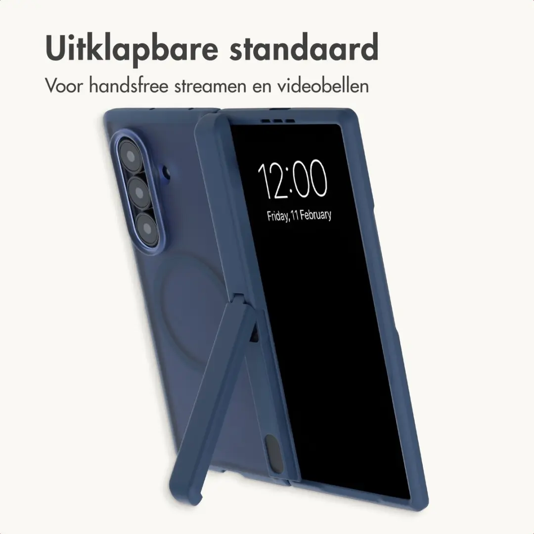 Imoshion Color Guard Hoesje - Samsung Galaxy Z Fold 8 Ultra - Donkerblauw - afbeelding 2 van 6