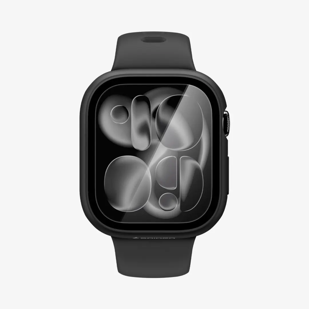 Spigen Thin Fit 360 Hoesje Apple Watch 11 46mm - Zwart - afbeelding 2 van 6
