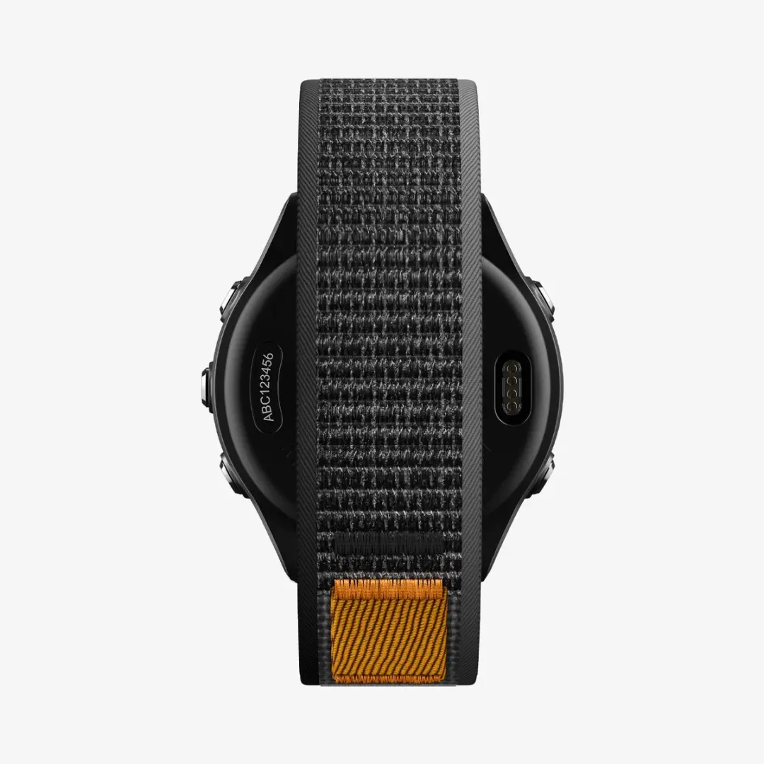 Spigen Athlex Air AMP11425 Horloge Band - Garmin Venu/Forerunner - 22mm - Zwart Oranje - afbeelding 3 van 6
