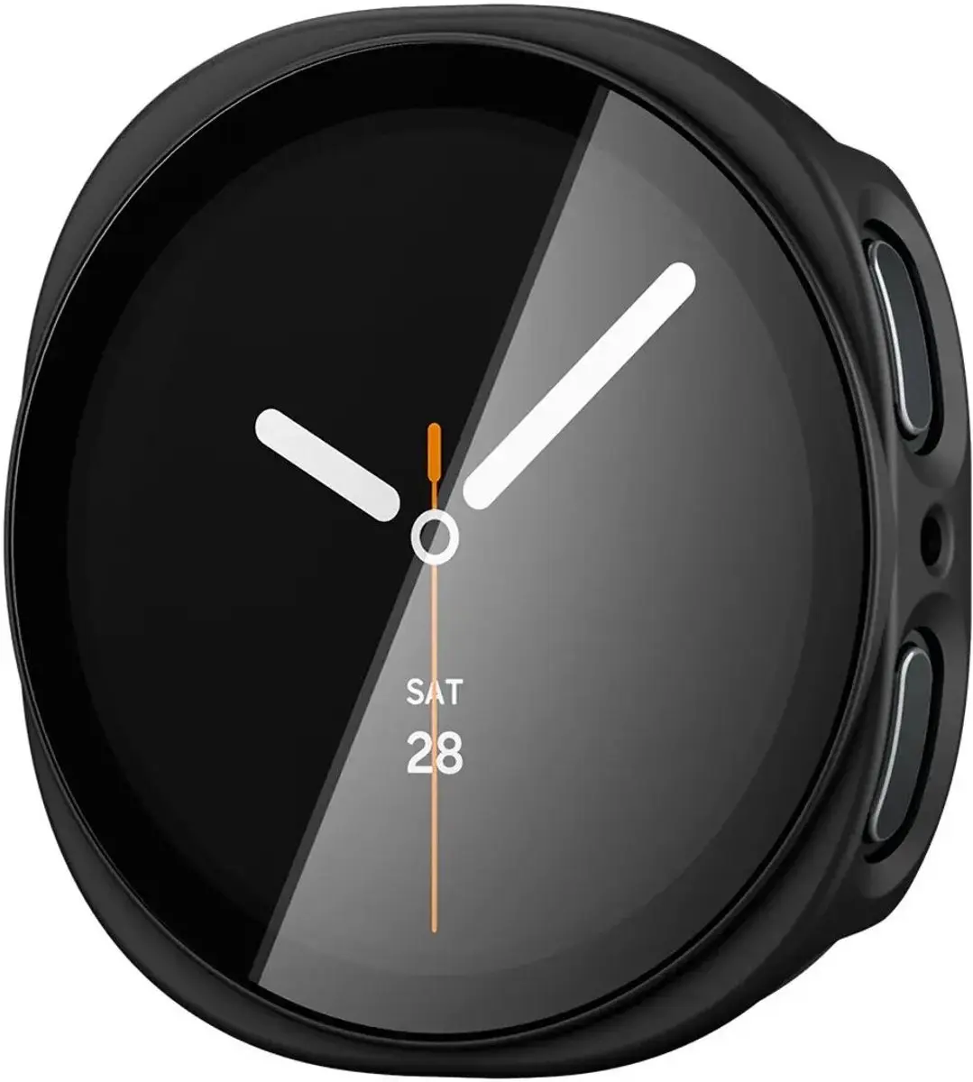 Spigen Thin Fit Bumper Hoesje Samsung Galaxy Watch 9/8 40mm - Zwart - afbeelding 4 van 6