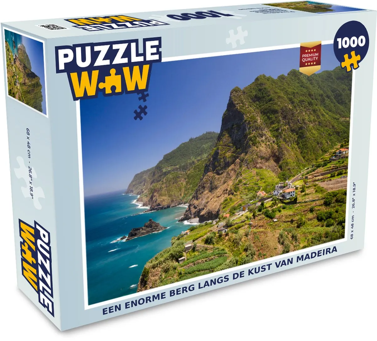PuzzleWow Legpuzzel Madeira 1000 Stuks