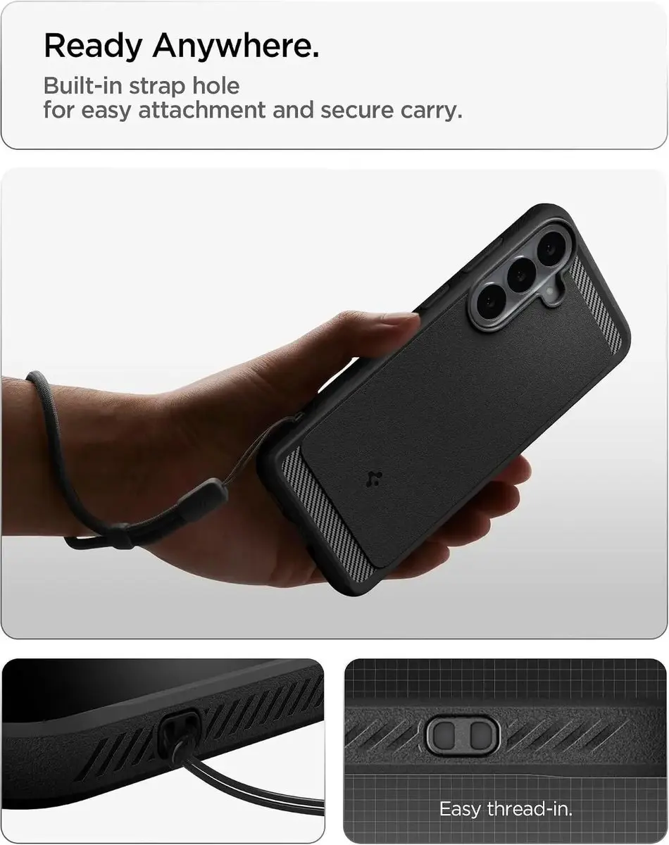 Spigen Rugged Armor Hoesje ACS11639 - Zwart - afbeelding 6 van 6