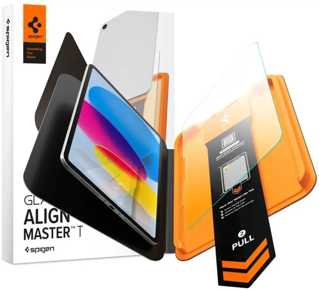 Spigen EZ Fit GLAS.tR iPad 10.9" 2022/2025 Schermbeschermer
