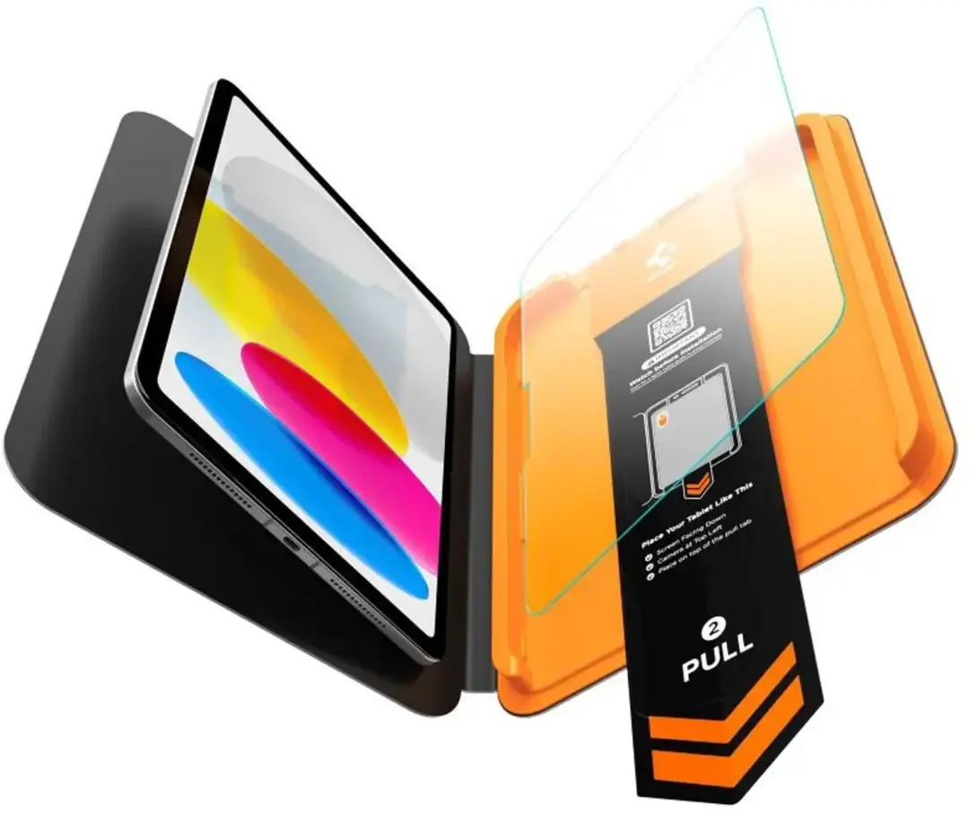 Spigen EZ Fit GLAS.tR iPad 10.9" 2022/2025 Schermbeschermer - 1 Stuk - afbeelding 5 van 6