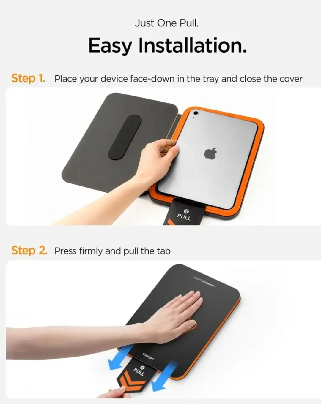 Spigen EZ Fit GLAS.tR iPad 10.9" 2022/2025 Schermbeschermer - 1 Stuk - afbeelding 4 van 6