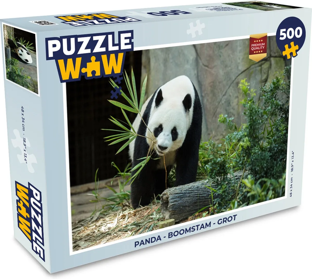 PuzzleWow Boomstam Grot Legpuzzel 500 Stuks